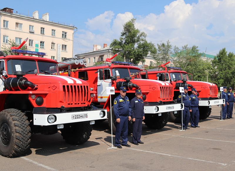 В Бурятии пополнили парк пожарных машин