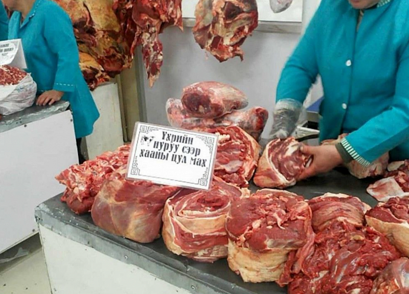 В Улан-Баторе поднялись цены на мясо