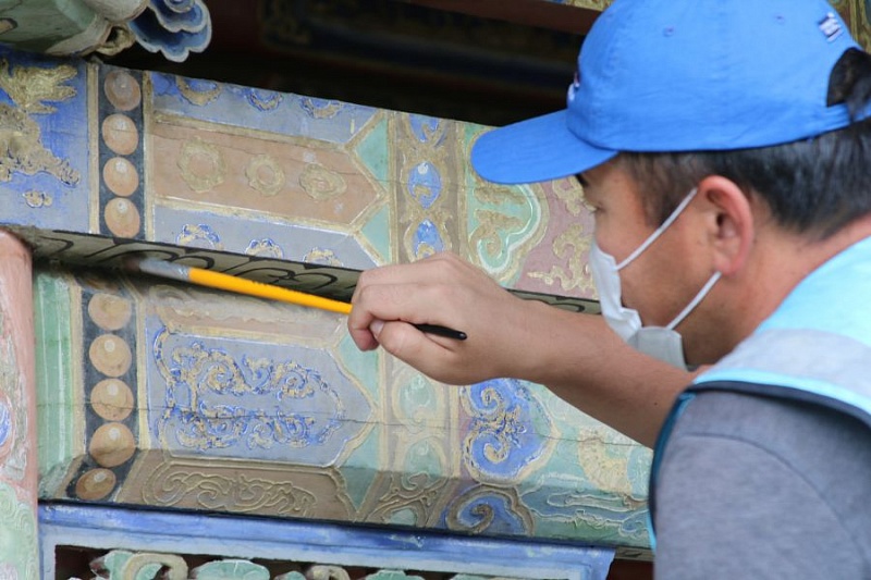 Реставрационные работы Дворца-музея Богд хана завершены более чем на 50%