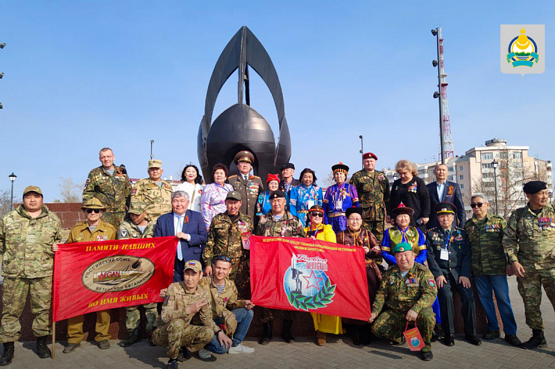 В Бурятии делегация из Монголии приняла участие в мероприятиях ко Дню Победы
