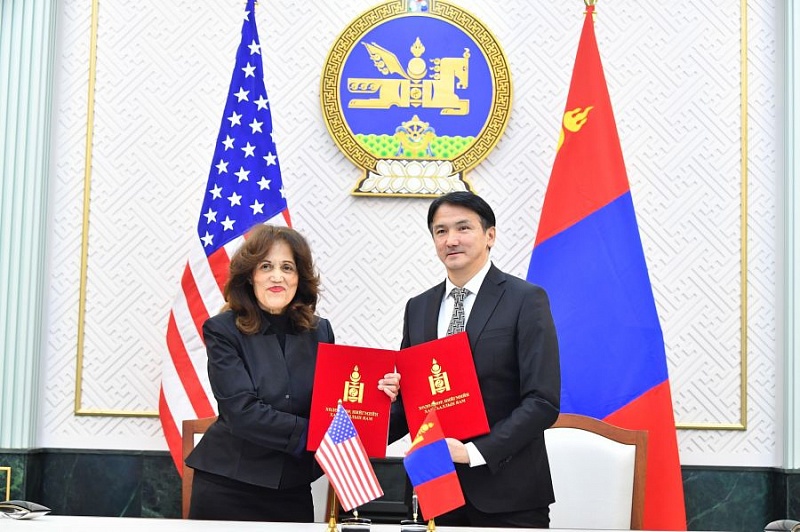 Министерства труда Монголии и США заключили меморандум о сотрудничестве
