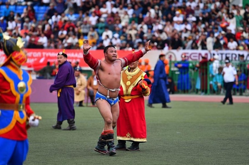 Чемпионом Наадама стал борец из монгольского аймака Архангай