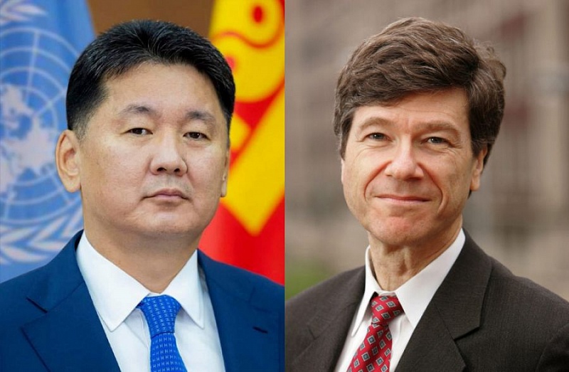 Джеффри Сакс нанес визит вежливости Президенту Монголии