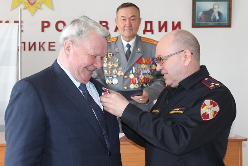 В Управлении Росгвардии по республике Бурятия поздравили ветеранов