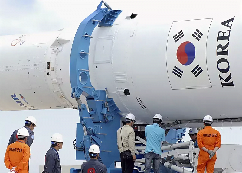 Южная Корея запустит первую отечественную ракету-носитель в октябре