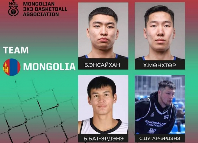 Сборная Монголии по баскетболу 3х3 одержала две победы подряд
