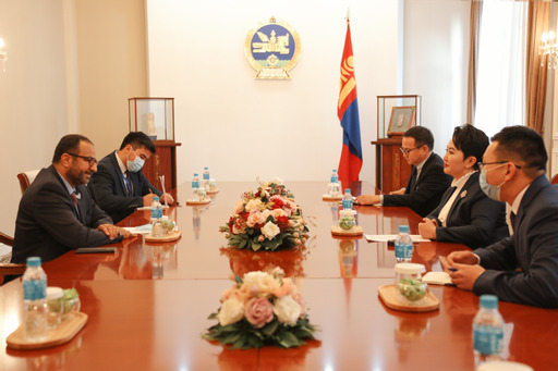 Б.Батцэцэг встретилась с послом ОАЭ в Монголии