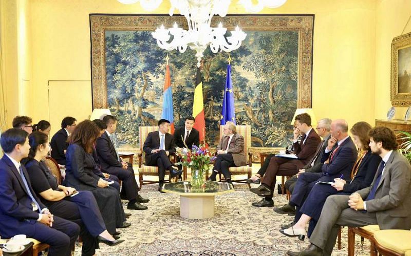 Спикер парламента Монголии Сандагийн Бямбацогт посетил Бельгию