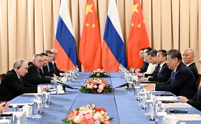 Владимир Путин встретился с Председателем КНР Си Цзиньпином