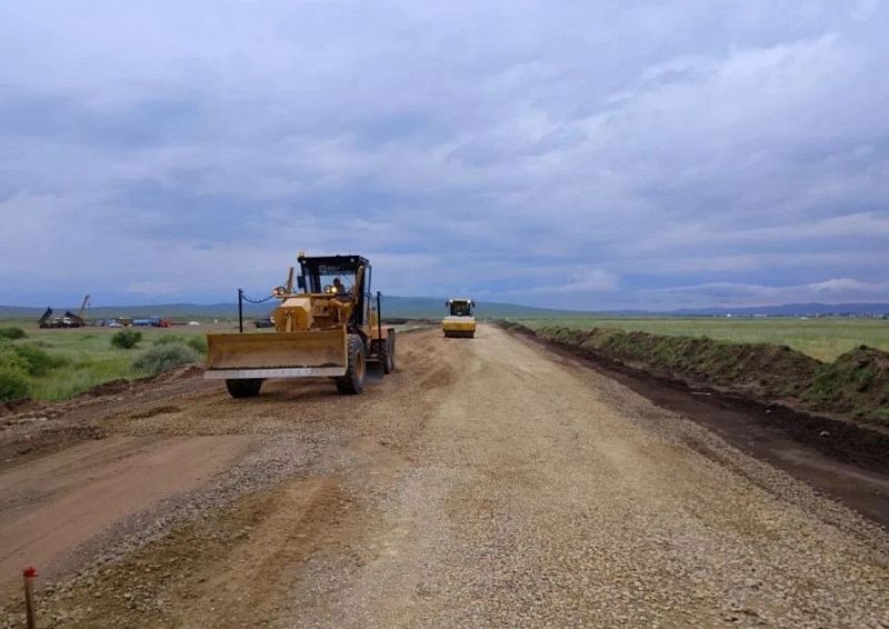 Дорога к границе с Китаем: в Приаргунском округе ведётся ремонт дороги к Староцурухайтую