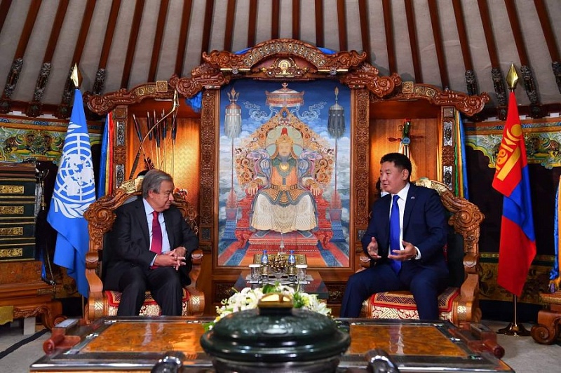 Антониу Гутерриш: ООН продолжит поддерживать Монголию