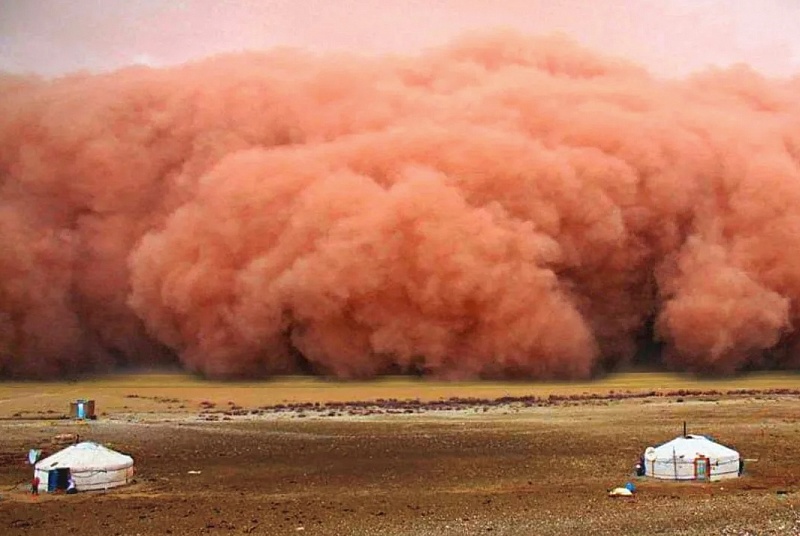 В Монголии выпущено новое предупреждение о пыльных бурях