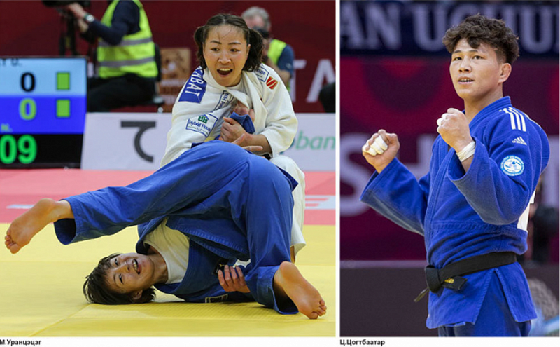 Сборная Монголии по дзюдо завоевала пять медалей