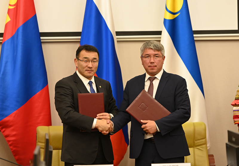 Глава Бурятии и мэр Улан-Батора подписали соглашение о сотрудничестве