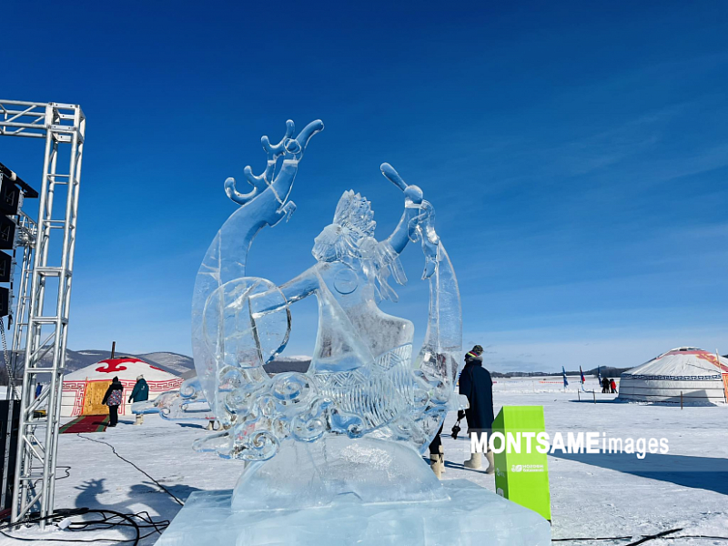 Ледовый фестиваль “Голубая жемчужина” становится международным. ФОТО