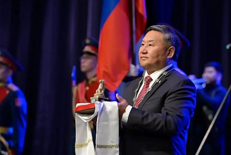 Владислав Ховалыг вступил в должность Главы Республики Тыва