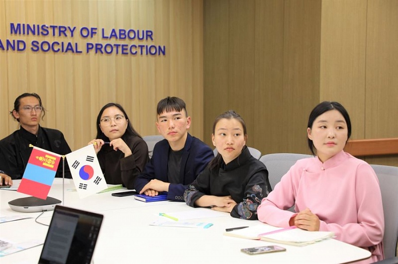 Состоялась онлайн-встреча молодежи Монголии и Южной Кореи