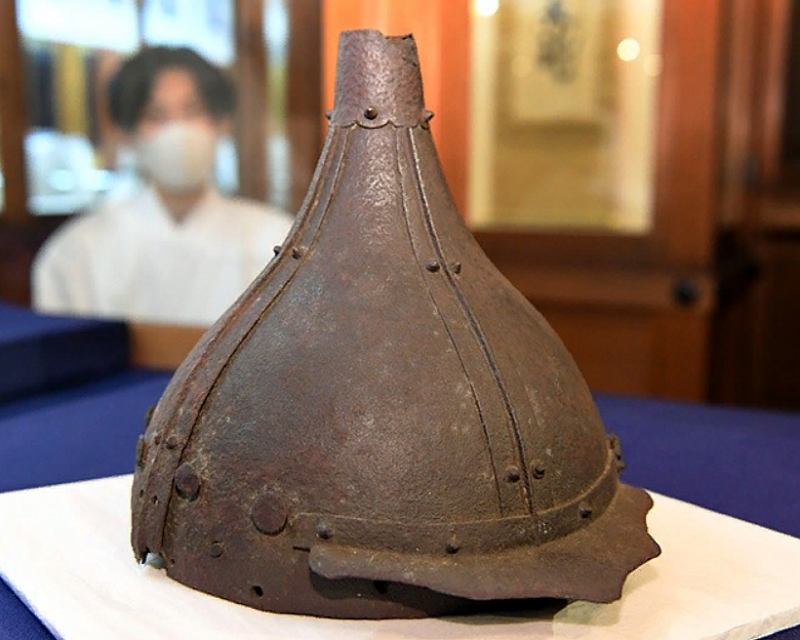 В Японии нашли шлем монгольского воина 13 века