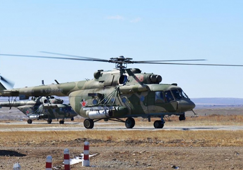 Экипажи боевых вертолетов ВВО из Забайкалья прибыли в Монголию для участия в международном учении "Селенга-2021"