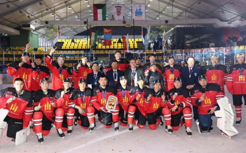 Сборная Монголии стала чемпионом мира по хоккею в своем дивизионе