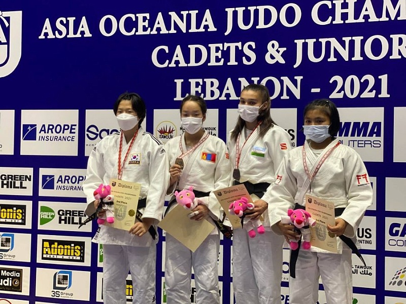Монгольские спортсмены завоевали четыре медали на чемпионате Азии и Океании по дзюдо