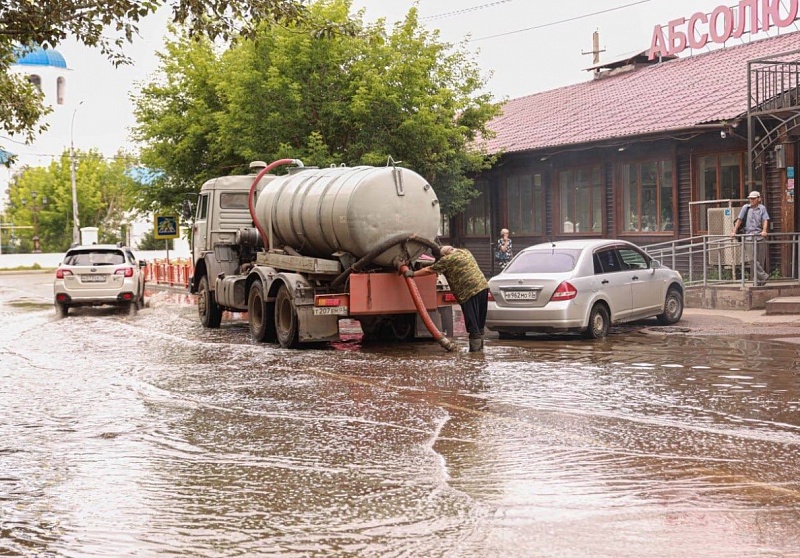 За сутки в Улан-Удэ выпало 80% месячной нормы осадков