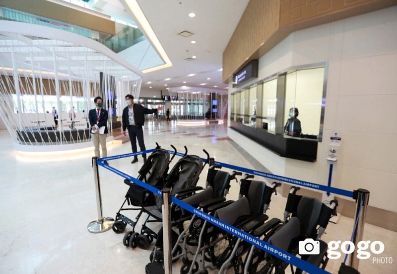 Международные стандарты обслуживания вводятся в аэропорту "Чингисхан"