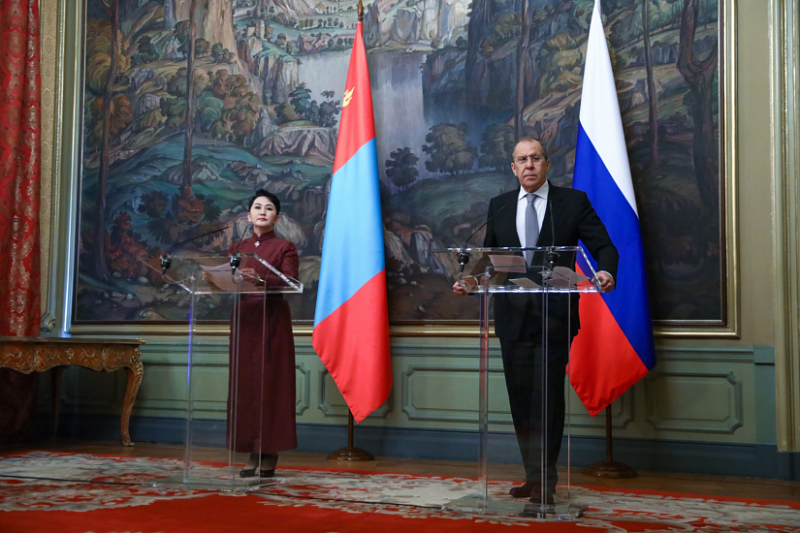 В Москве прошли переговоры глав МИД Монголии и России