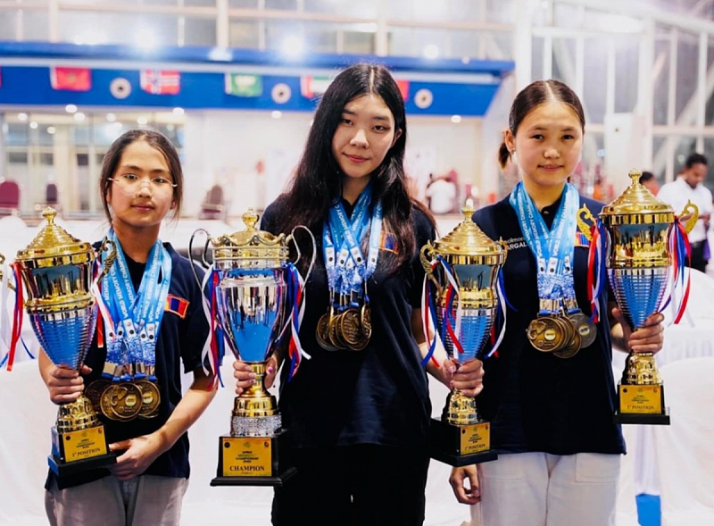 Монголка стала двукратной чемпионкой мира по памяти