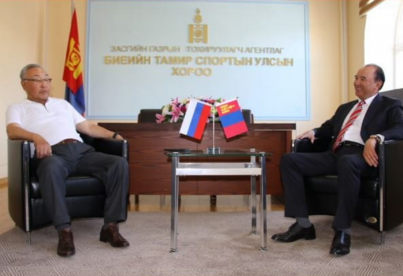 Монголия и Россия обсудили сотрудничество в области спорта