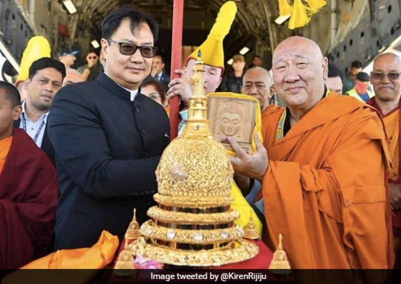 Индия отправила в Монголию святые мощи Будды