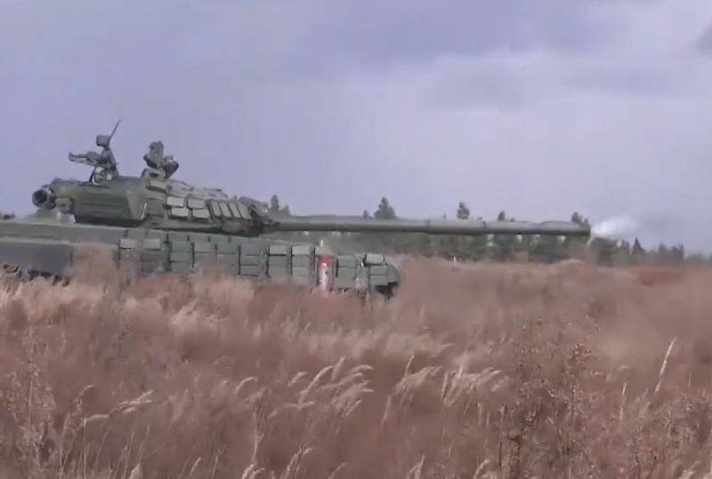 Опубликовано видео обучения мобилизованных танковой стрельбе в Бурятии. ВИДЕО