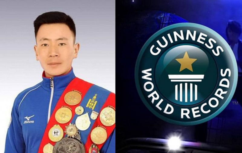 Монгольский солдат установил новый мировой рекорд