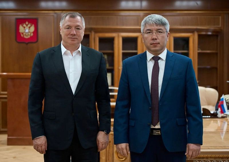 Марат Хуснуллин провел встречу с Алексеем Цыденовым
