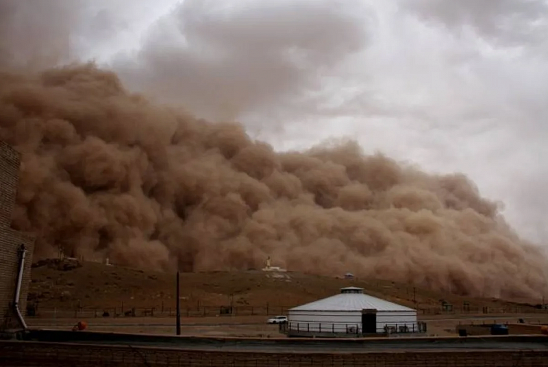 В Монголии выпущено предупреждение о пыльных бурях