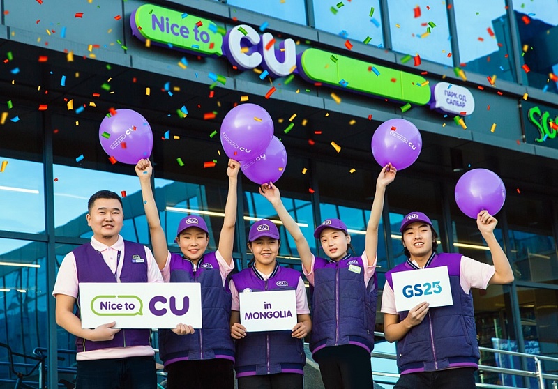 Корейский магазин CU имеет 370 филиалов в Монголии