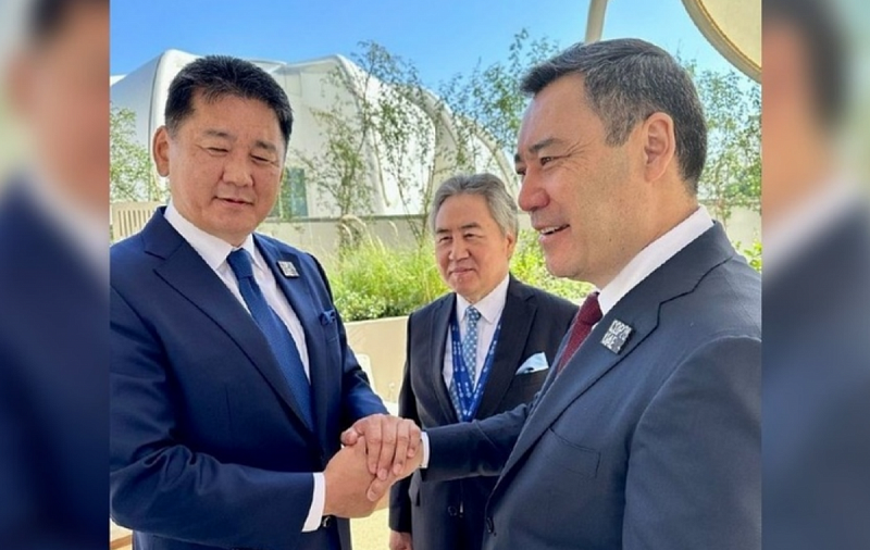 Президент Монголии встретился с президентом Кыргызстана