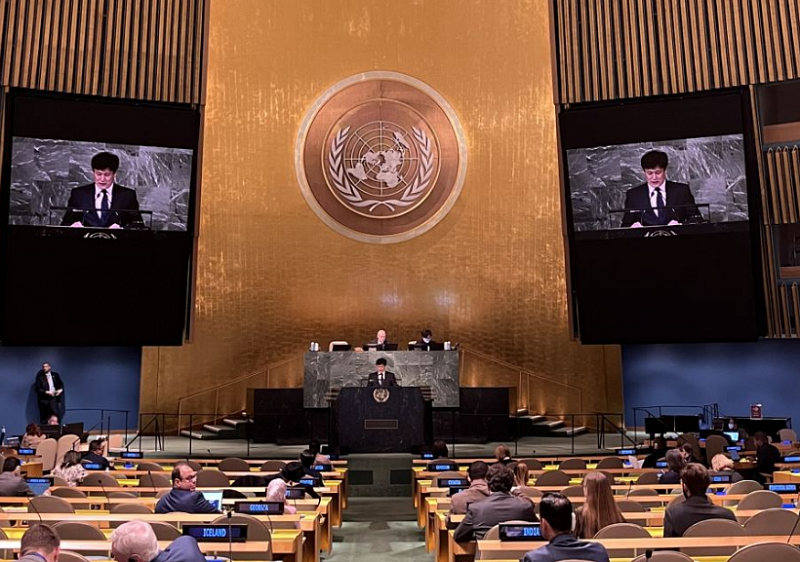 Резолюция, инициированная Монголией, одобрена на Генеральной Ассамблее ООН