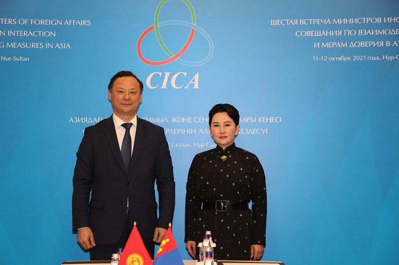 Монголия и Киргизия обсудили сотрудничество между странами