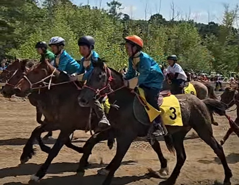Впервые за 15 лет в Улан-Удэ прошли соревнования по конным скачкам