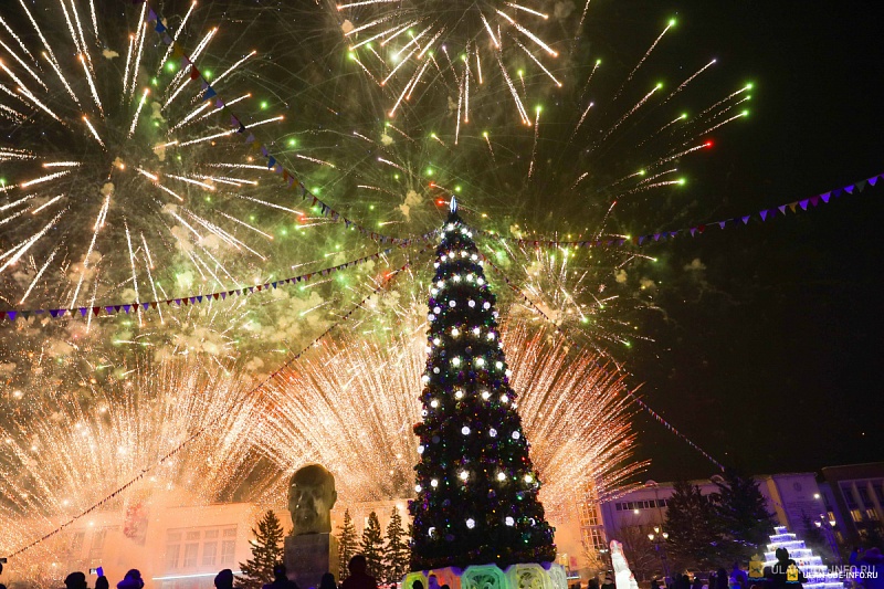 Новогодний фейерверк на Площади Советов состоится 29 декабря