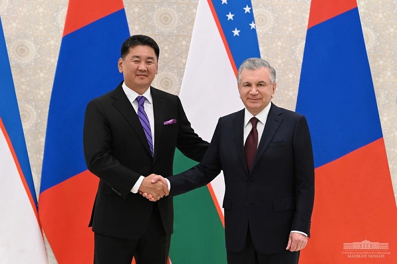 Президенты Узбекистана и Монголии обсудили двусторонние связи