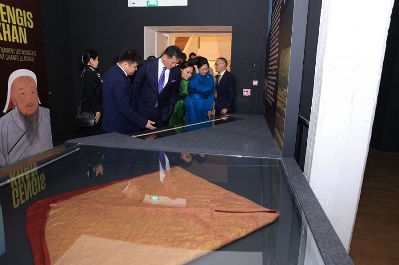 Президент Монголии открыл выставку “Чингисхан: как монголы изменили мир”