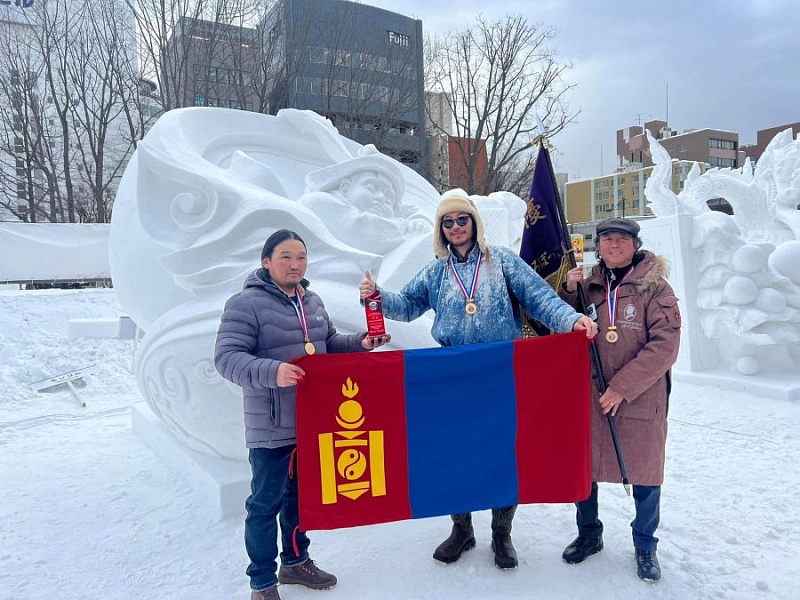 Монгольская команда стала победителем Снежного фестиваля в Саппоро