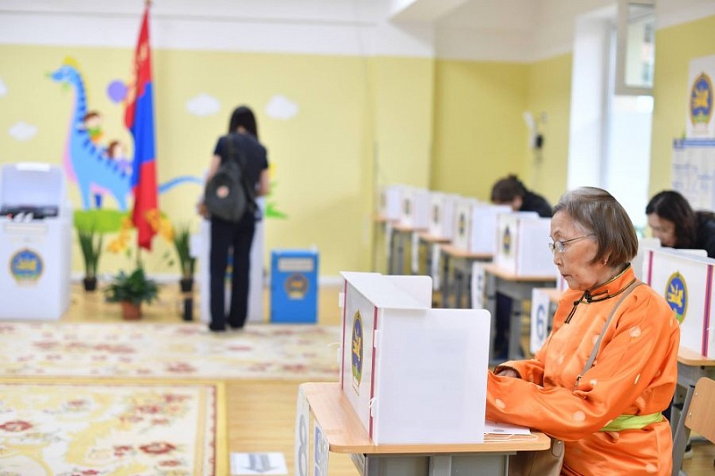 Выборы в Монголии. Явка избирателей к 11 часам составила 21%