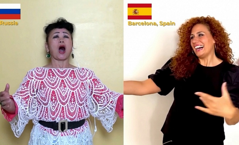 Бурятскую песню "Адуушанай дуун" исполнили на испанском языке. ВИДЕО