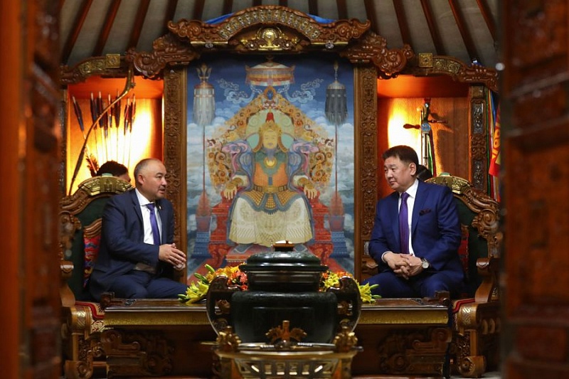 Монголия намерена развивать дружественные отношения и сотрудничество с Кыргызстаном -- У. Хурэлсух