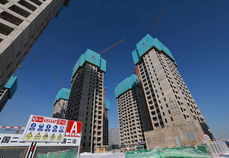 Китай безвозмездно помогает строить жилье в Улан-Баторе