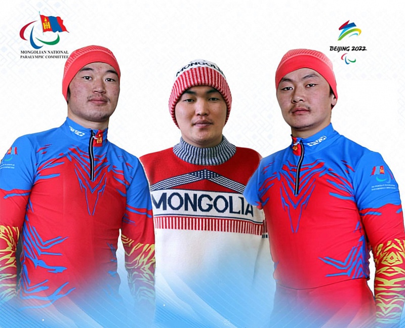 3 спортсмена представят Монголию на зимней Паралимпиаде-2022