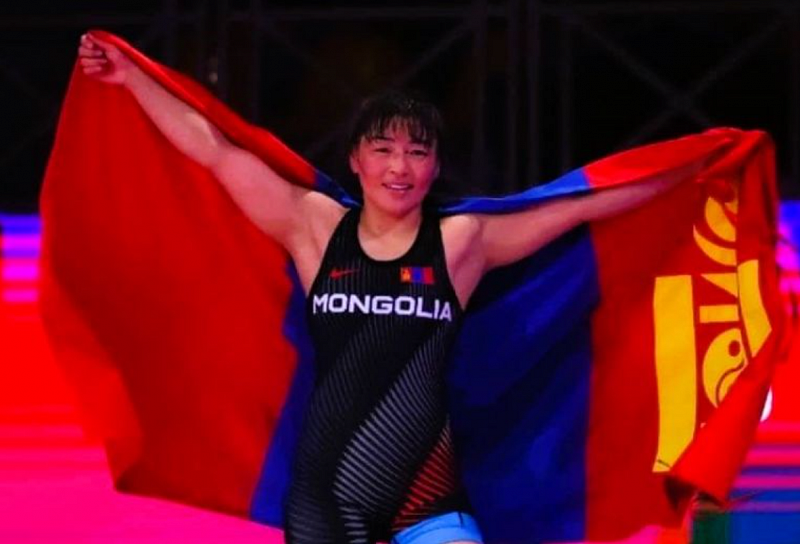 Монгольские борцы завоевали пять медалей на чемпионате Азии